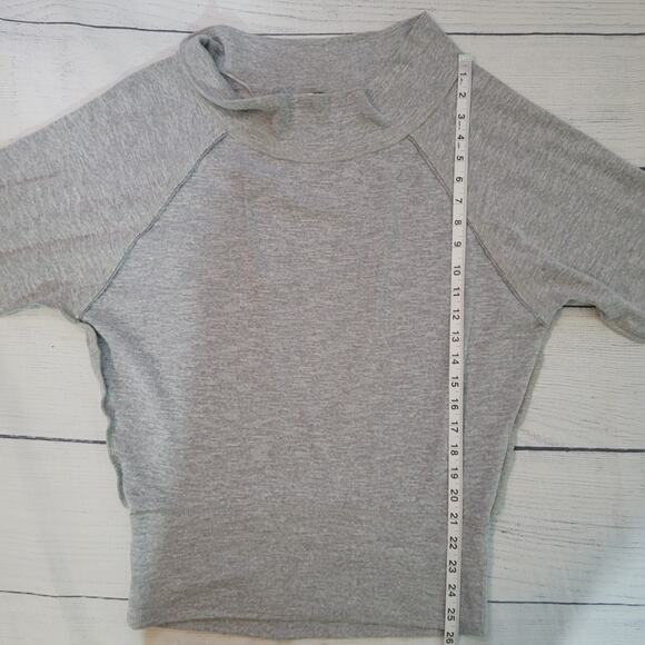 We The Free Size S Palisades Long Sleeve Wide Neck Free People Raglan Sleeve - Picture 5 of 9